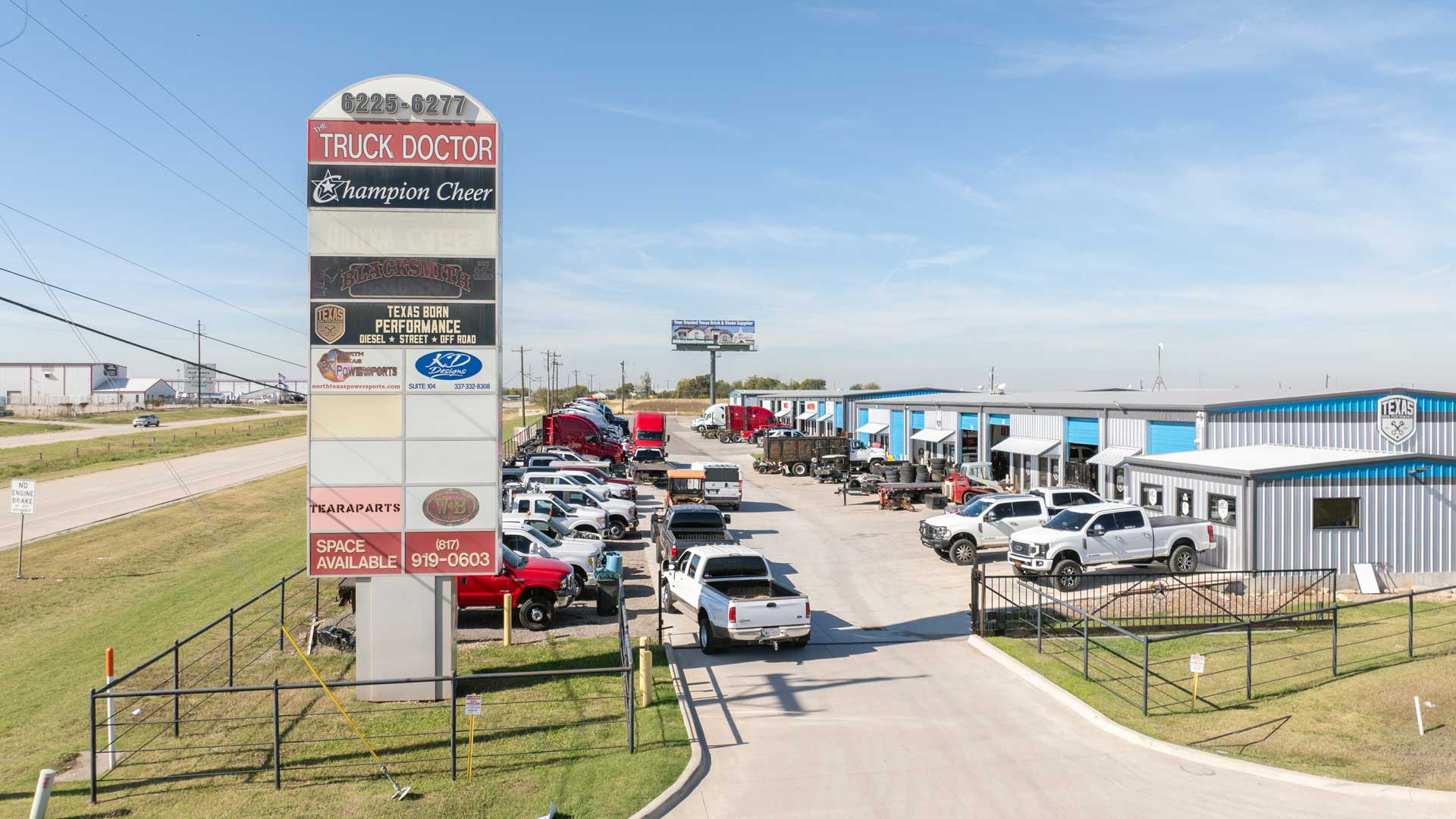 industrial property at 6225 E Highway 114, Rhome, Texas